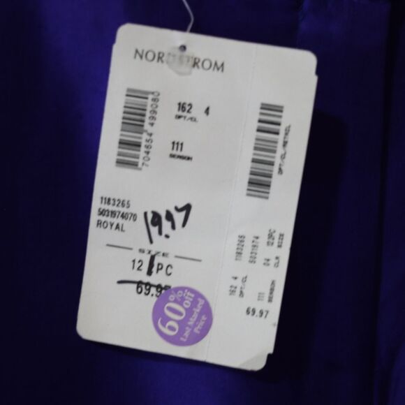 Vintage Vision Apparel Royal Purple Silk Pants 12 - Picture 12 of 14